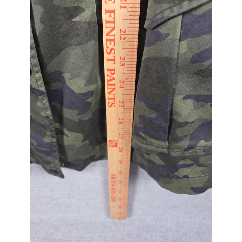 Lane Bryant Field Utility Green Blue Camo Jacket Womens 16 Fitted Grunge NEW - Picture 5 of 13